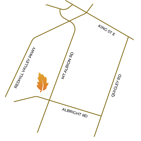 Albright Trails community map